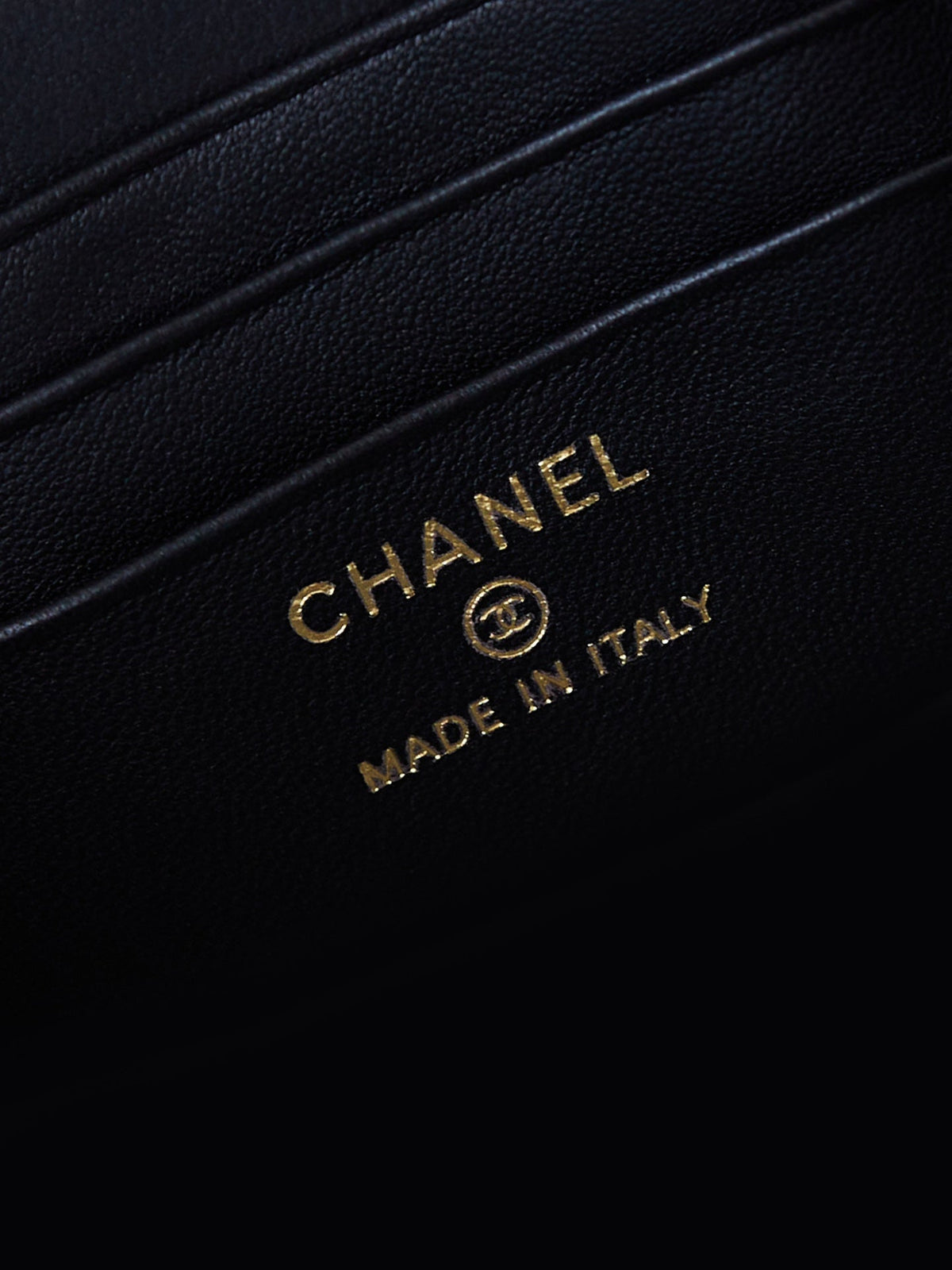 CHANEL 25S MINI VANITY BAG 16 CM IN BLACK LAMBSKIN WITH CRYSTAL-EMBELLISHED  LOGO