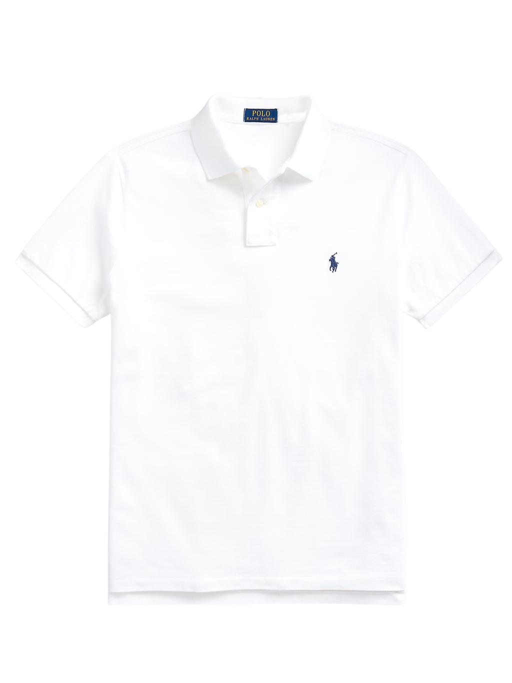 RALPH LAUREN The Iconic Mesh Polo Shirt White