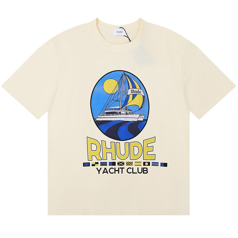RHUDE Yacht Club Cotton T-shirt