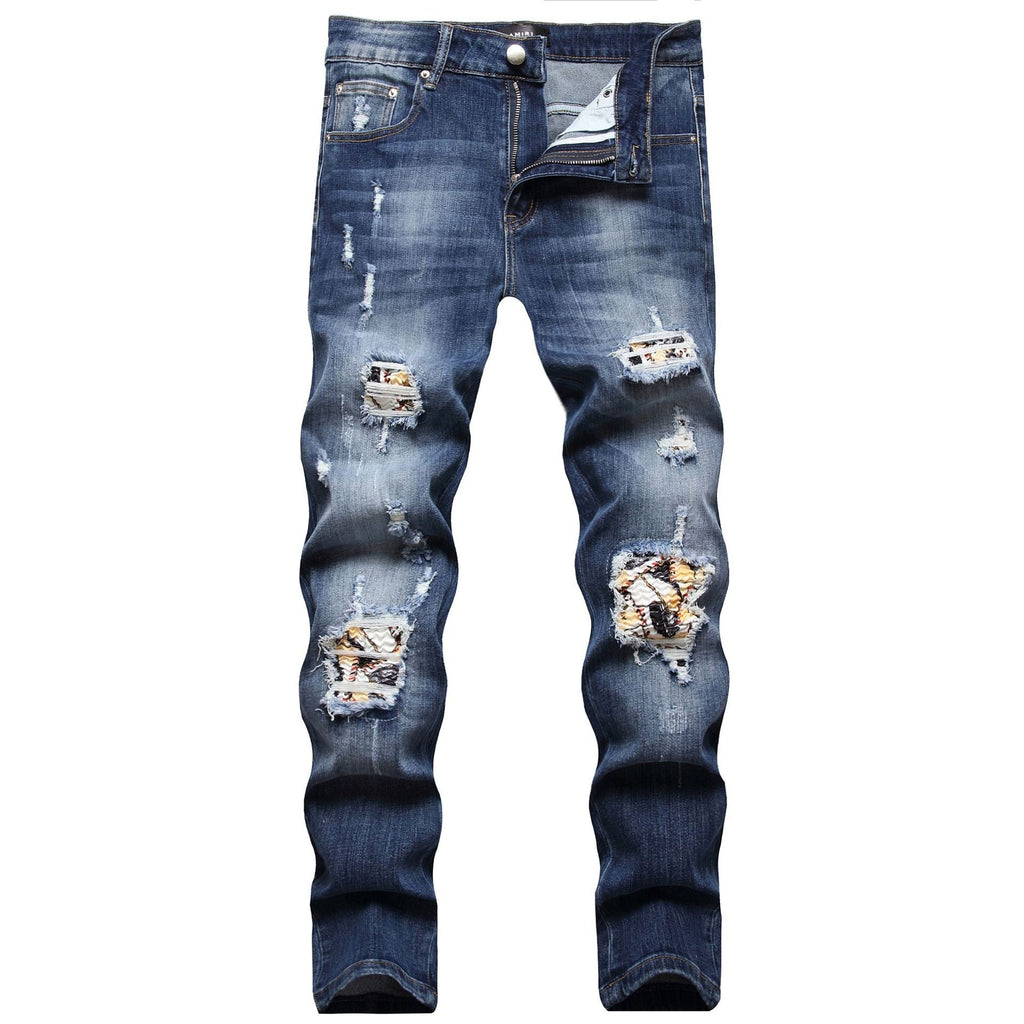 Amiri Jeans Ripped Stretch Jeans